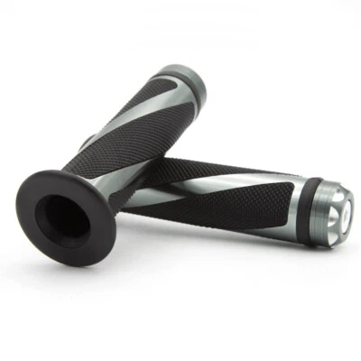 7/8" 22mm Universal Motorcycle Hand End Handle Bar Throttle Grips Handlebar CNC - Image 1 of 4
