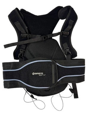 Breg Epic LP LSO 637/650 Adjustable Unisex Lumbar Back Brace, Sz. L-XXL Black Ac - Image 1 of 3
