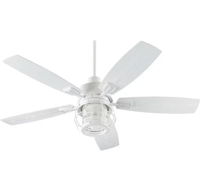 Quorum 13525-8 Galveston 52" 5-Blade Patio Fan in Studio White - Image 1 of 2