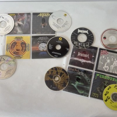 16 CD Lot  Of Heavy Metal/Hard Rock ~Metallica, Danzig, Anthrax, Kix, Death Angl Foto 1 de 4