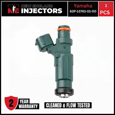 OEM Yamaha 63P-13761-01-00 Single Fuel Injector for 04-13 F150 LF150 Rebuilt - Изображение 1 из 4