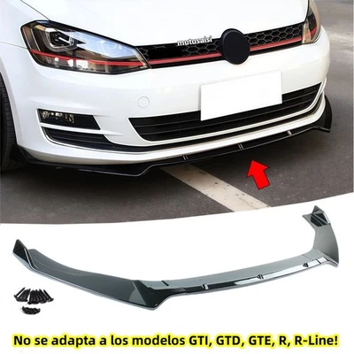 Para VW Golf Hatchback / Variant VII 12-16 Kit de separador de labios delanteros - Imagen 1 de 4