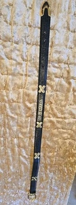 Capezio Belt SM Very Cool Reptile Black and Gold. Never Worn - Picture 1 of 9