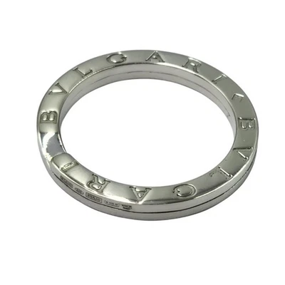 Bulgari B Zero 1 Ring Keychain Silver Tone Logo Engraved - Image 1 of 4