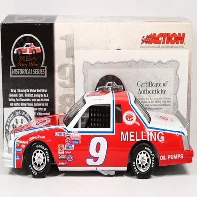 BILL ELLIOTT 1982 ACCIÓN #9 MELLING PRIMERA TAZA GANAR FORD THUNDERBIRD ¡MEGA RARO! Foto 1 de 4