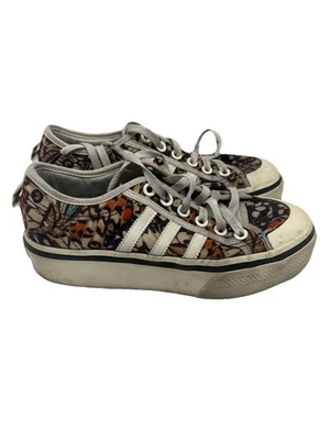Adidas Shoes Womens 7 Nizza Platform Sneakers Multicolor Pattern - Image 1 of 4