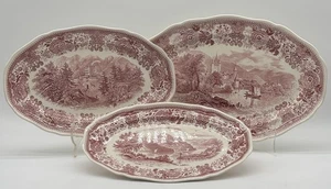 3 platos de porcelana Villeroy & Boch Burgenland sello verde rojo - Imagen 1 de 13