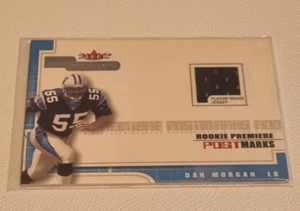 2001 Fleer Hot Prospects Rookie Premiere Postmarks Jerseys Dan Morgan RC - Bild 1 von 3