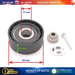 Fan Belt Tensioner Pulley V Ribbed Belt Idler For CITROEN Berlingo Nemo Xsara - Picture 1 of 12