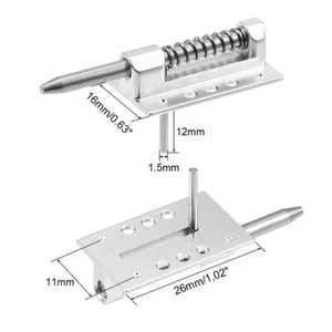 1PC Aluminio Canopy Hatch Latch Lock RC Avión Avión (US GOOD SELLER / BARCO) - Imagen 1 de 6
