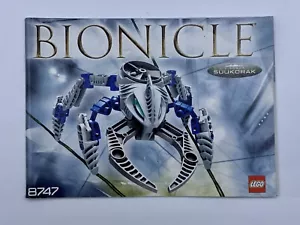LEGO Bionicle (8747) ~ MANUAL DE INSTRUCCIONES Solo Libro ~ Visorak Suukorak - Imagen 1 de 1
