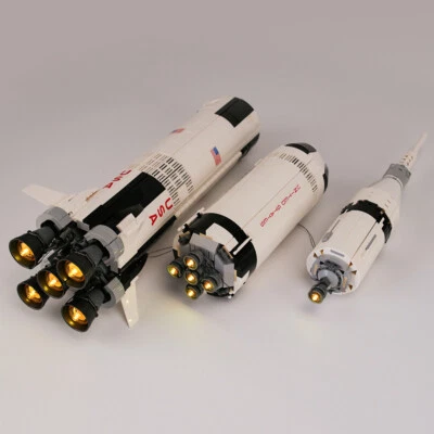 GEAMENT LED Licht Set Für 21309 LEGO NASA Apollo Saturn V Beleuchtungs Kit