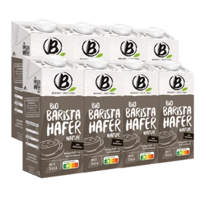 Berief Bio Hafer Drink Barista Natur, 1L, 8er Pack - Bild 1 von 1