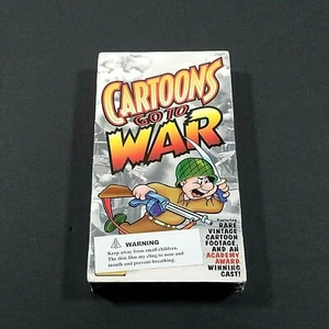 Cartoons Go to War (VHS, 1995) A&E Network Home Video BRAND NEW SEALED - Picture 1 of 7