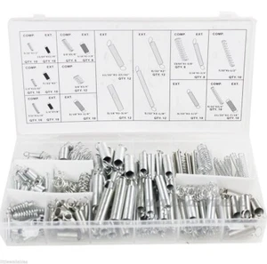 200PC FEDERN SORTIMENT KIT DRUCKVERLÄNGERUNG VERGASER ARMATURENBRETT SHOP - Bild 1 von 1