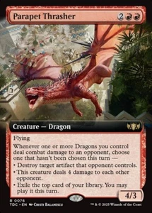 1x - Parapet Thrasher - (extended art) - CMR: Tarkir: Dragonstorm - NM MTG - Picture 1 of 1