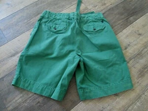 Men's POLO heavy drawstring green shorts Sz. 33 - Picture 1 of 3