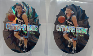 Mike Bibby - 1999 - Skybox Apex - Cutting Edge 10 - PLUS and base - Rare Inserts
