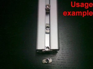 Aluminium T-Nut Profil Einsteck T-Muttern 8T-40 M6mm, 24er Set - Bild 1 von 5