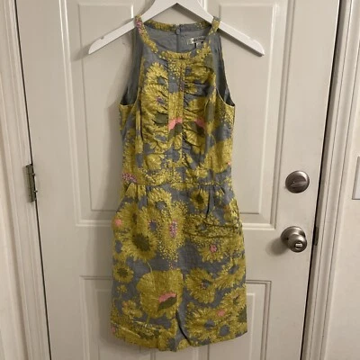 Beth Bowley  Women’s Multi Color Dress Floral Design size 2 sleeveless - Image 1 of 4