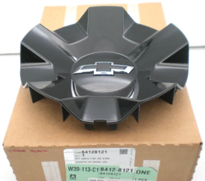 Nuevo 18-20 Chevrolet Tahoe Suburban negro brillante OEM tapa central P/N 23217261 Foto 1 de 4