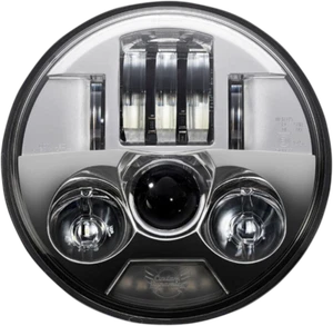 Custom Dynamics 5 3/4" ProBEAM LED Chrome Hi/Low Beam Headlight PB-575-C - Picture 1 of 1