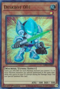 YGO-3x-Near Mint-Deskbot 001 - GFP2-EN107 - Ultra Rare - 1st Edition-Ghosts from - Picture 1 of 1