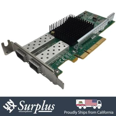 Silicom Dual Port SFP+ 10GB PCie Ethernet Network Adapter X520-DA2 NIC Chipset - Image 1 of 4