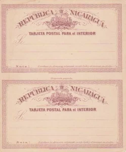 Nicaragua Higgins & Gage 6 sin usar con pequeño desgarro a la derecha y ligera mancha al le - Imagen 1 de 1