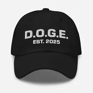 Doge Dad Hat, Funny Department of Government Efficiency Baseball Hat - Picture 1 of 43