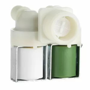 VÁLVULA DE ENTRADA SOLENOIDE LAVADORA ZANUSSI, ELECTROLUX, AEG 180° - Imagen 1 de 4