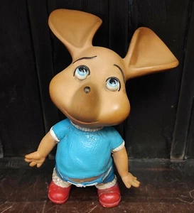 Vintage ULTRA Rare TOPO GIGIO w/ Blue Jeans ARGENTINIEN FIGUR RUBBER TOY 10" - Bild 1 von 12