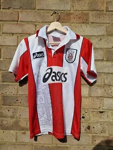 STOKE CITY 1996 ASICS HOME FOOTBALL SHIRT JERSEY TRIKOT CAMISETA SIZE LARGE BOYS - Picture 1 of 6