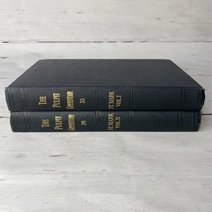 Vtg The Pulpit Commentary ST. MARK (both books) - VOL 35 & 36 War Time Printing - Picture 1 of 10