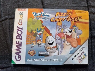 TINY TOON ADVENTURES DIZZY'S CANDY QUEST Nintendo Game Boy Color Game Manual - Image 1 of 2