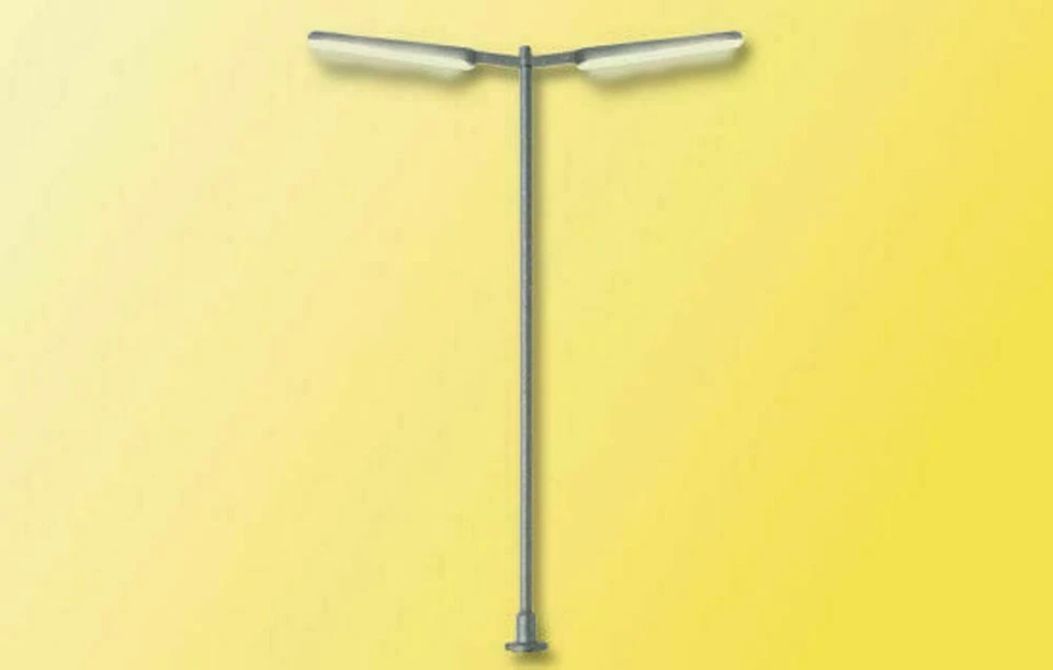 Straßenleuchte, zweiflammig //Schlanke Straßenleuchte, mit LED/ Viessmann 60992  - Bild 1 von 1