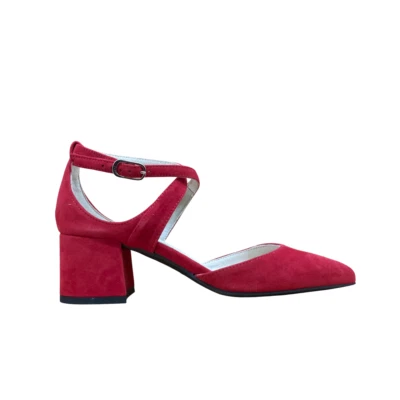 Scarpe Nero Giardini Donna Decoltè Glamour E012023DE Camoscio Ciliegia - Immagine 1 di 4