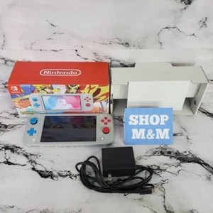 Nintendo Switch Lite Pokemon Zacian Zamazenta Edition Complete set Rank:S - Picture 1 of 10