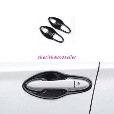 For Honda HR-V Vezel 2016-2022 ABS Carbon Fiber Outside Door Bowl Cup Cover Trim - Imagem 1 de 4