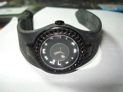 RELOJ DEPORTIVO SUPER RARO VINTAGE PUMA GATO CRISTALES MOVIMIENTO PUMA TIEMPO PERPETUO Foto 1 de 4