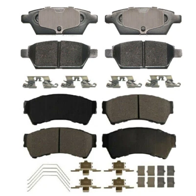 Front + Rear Ceramic Brake Pads for  Mazda 6 Ford Fusion Lincoln MKZ 2006 - 2011 - Image 1 of 4