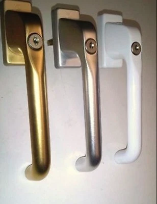 Patio Door Handle Tilt & Slide Hoppe Gold-White-Silver - Image 1 of 4