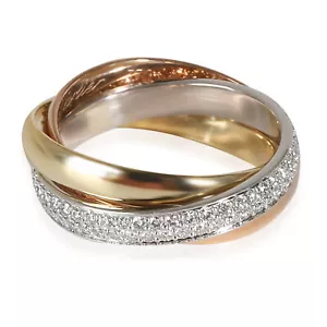 Anello Cartier Trinity, modello piccolo, diamanti - Foto 1 di 3