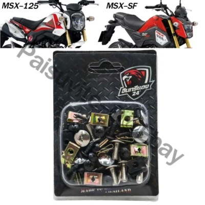 Kit de tornillos de carenado aptos para Honda Grom MSX125 2015-2018 Foto 1 de 4