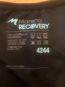 Marena Recovery Bra 42 AA/A Black Breast Care Surgery USA Made - Picture 1 of 7