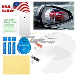 2pcs Waterproof Rainproof Anti Fog Film Car SUV Truck RV Rearview Side Mirror #2 - Picture 1 of 8