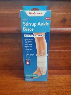 Tobillera estribo ajustable Walgreens, talla única, se adapta al pie izquierdo o derecho NUEVO Foto 1 de 4