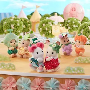 Sylvanian Families Baby Trio Fruta 7 Tipos de Frutas 3 Juegos Época Japón - Imagen 1 de 15