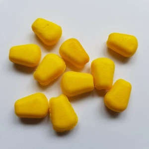 LARGE YELLOW POP UP CORN PACK OF 10 - FLYNSCOTSMAN TACKLE COURSE FISHING - Picture 1 of 4