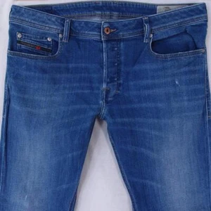 Mens Diesel ZATINY 084QQ Stretch Bootcut Blue Jeans W36 L30 - Picture 1 of 8